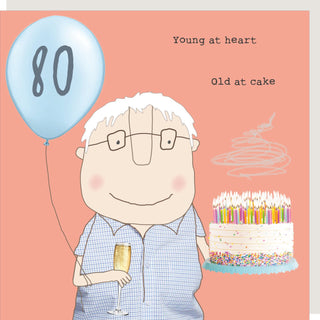 BOY 80 OLD CAKE