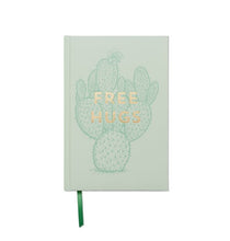 Load image into Gallery viewer, Green Vintage Sass Free Hugs Journal
