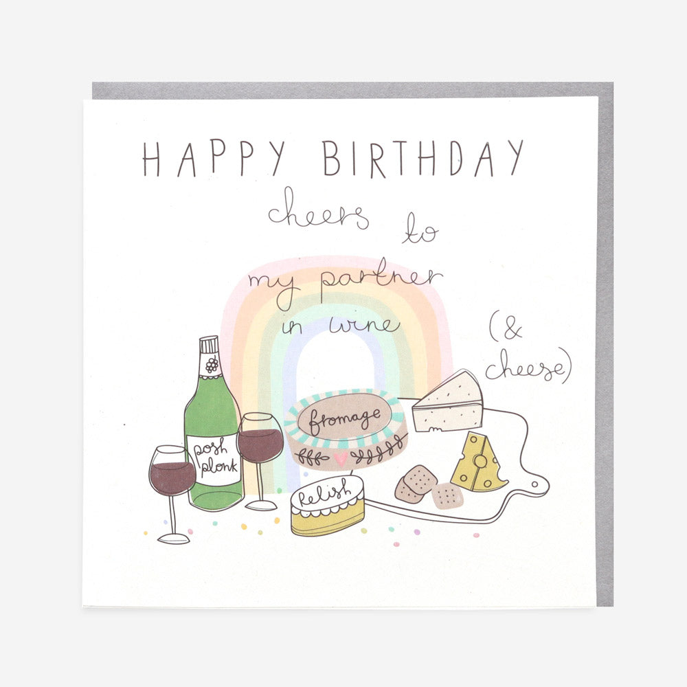 Birthday Wine & Cheese- Rainbow