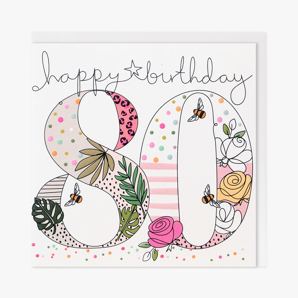 Happy Birthday 80th- Patterns
