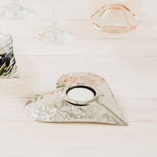Stainless Steel Heart T-Lite Holder 1