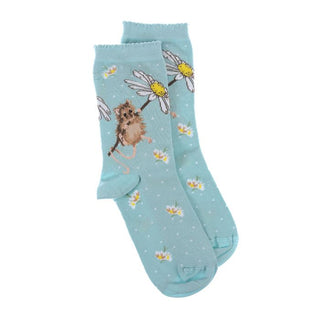 Wrendale Mouse Sock - Oops a Daisy