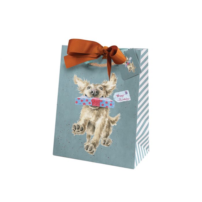 Wrendale Special Delivery Medium Gift Bag - Dog
