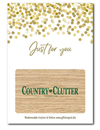 Country Clutter Gift Card £15