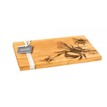 Load image into Gallery viewer, Etched Bees Oak Serving Board 30cm
