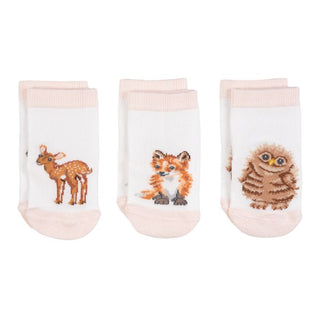 Wrendale Little Forest Baby Socks 0 - 6 Mths