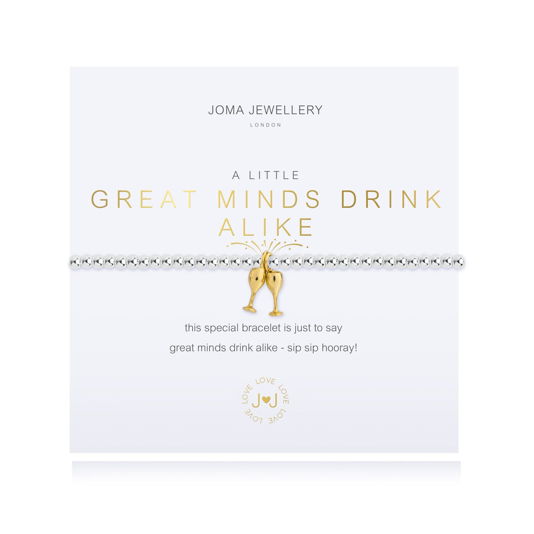 Joma Bracelet- Great Minds Drink Alike