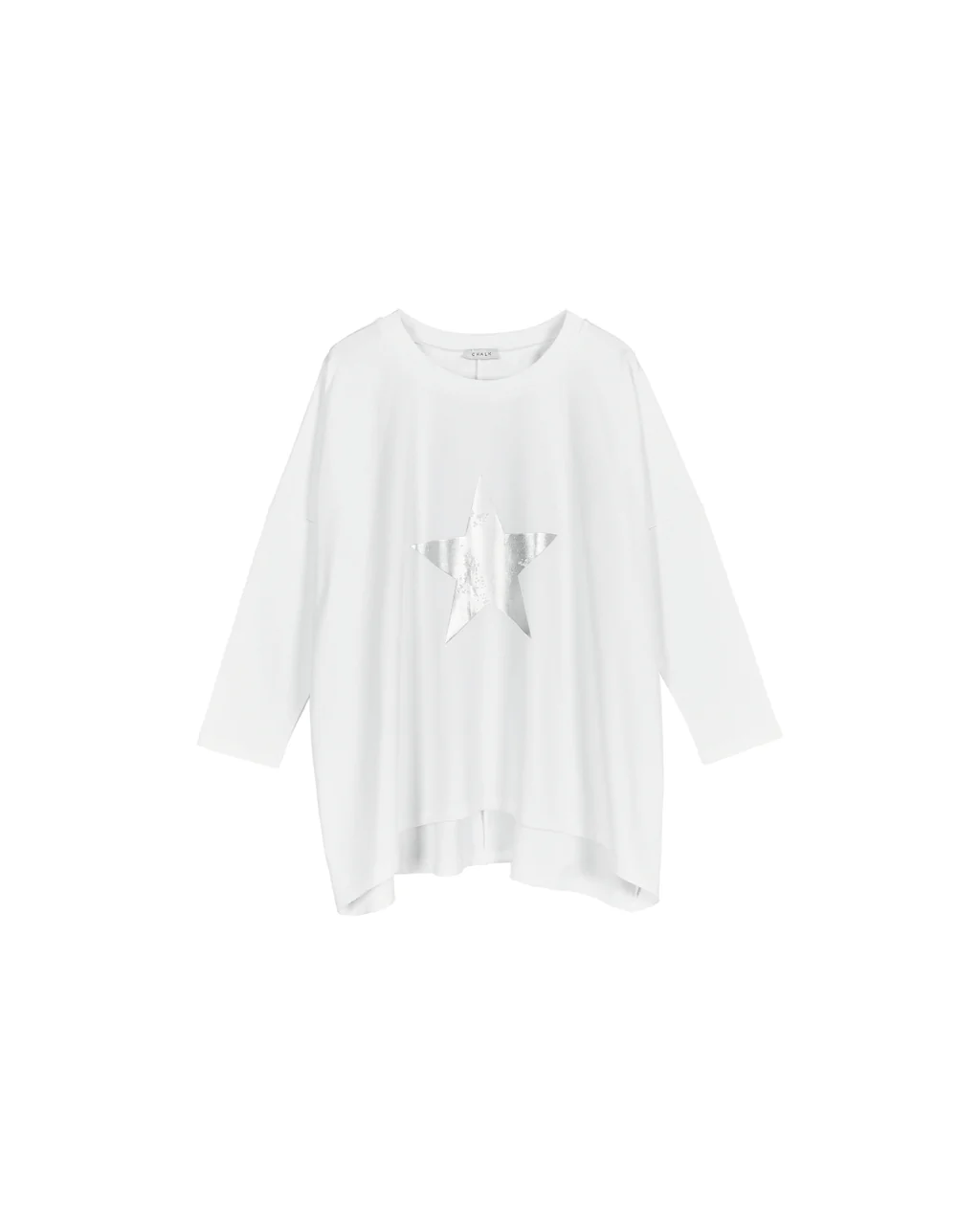 Chalk - Olivia Top in White with Star