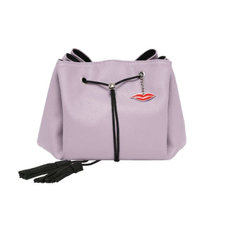 Donna May - Lilac Haze Faux Flat Make Up Bag