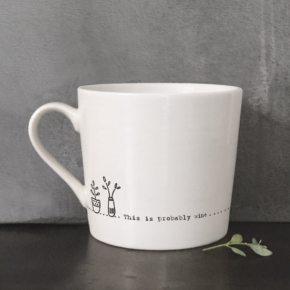 Wobbly mug - Probably wine