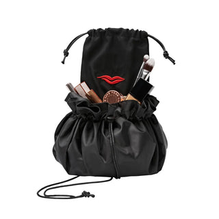 Donna May London Washable Black Flat Make Up Bag