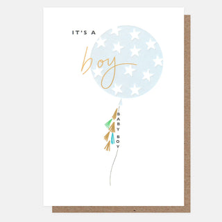 It's a boy big Balloon Card