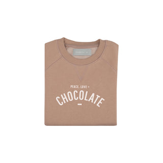 Bob & Blossom Milkshake Peace, Love & Chocolate Sweatshirt