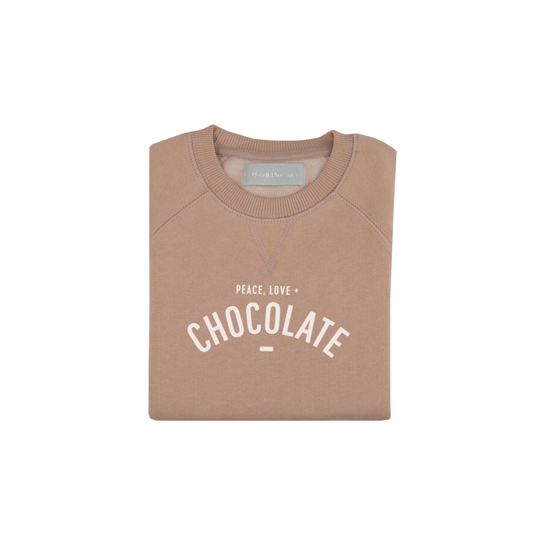 Milkshake Peace, Love & Chocolate Sweatshirt