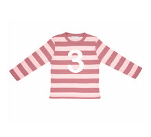 Load image into Gallery viewer, Bob &amp; Blossom Vintage &amp; Powder Pink Striped T Shirt
