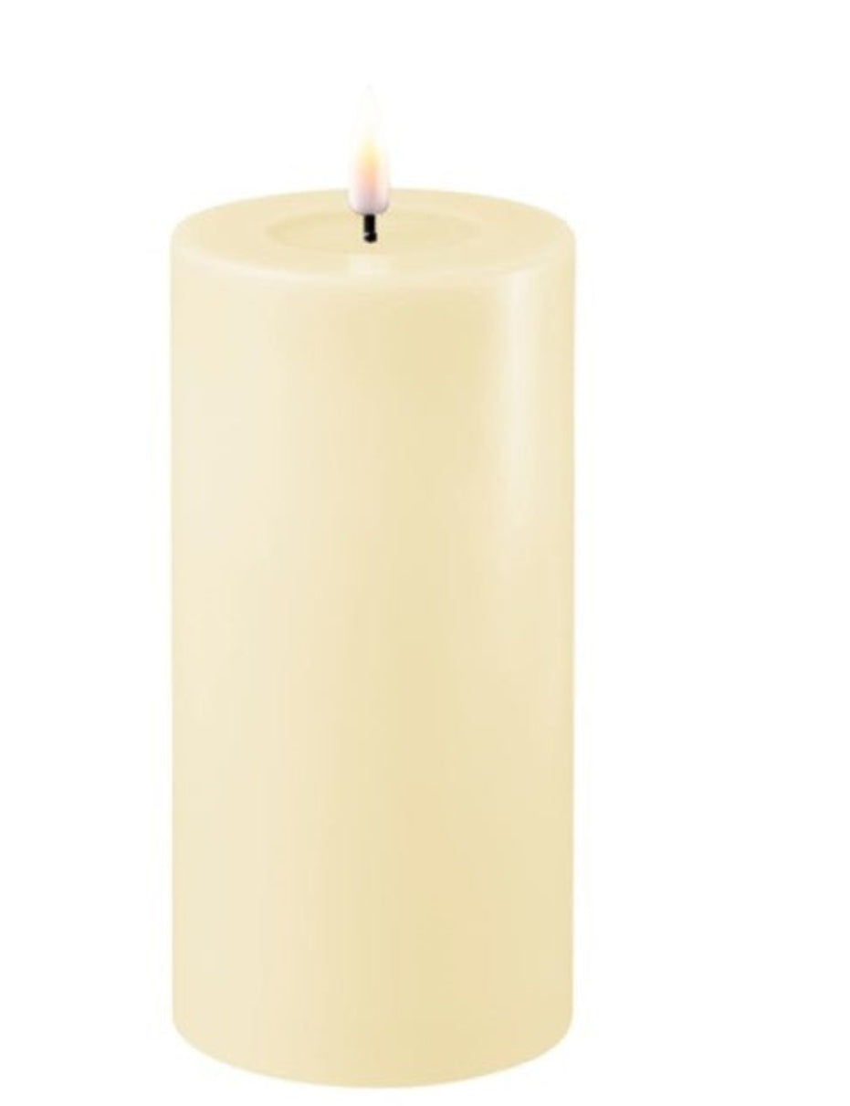 Deluxe Large Cream LED Candle