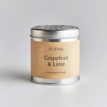 Load image into Gallery viewer, St Eval Grapefruit &amp; Lime Candle in Tin
