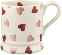 Load image into Gallery viewer, Pink Hearts 1/2 Pint Mug
