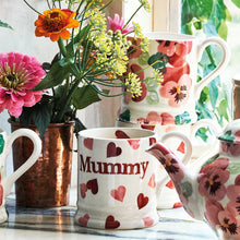 Load image into Gallery viewer, Emma Bridgewater Pink Hearts - Mummy 1/2 pint Mug
