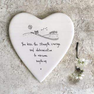 Heart coaster-You have the strength