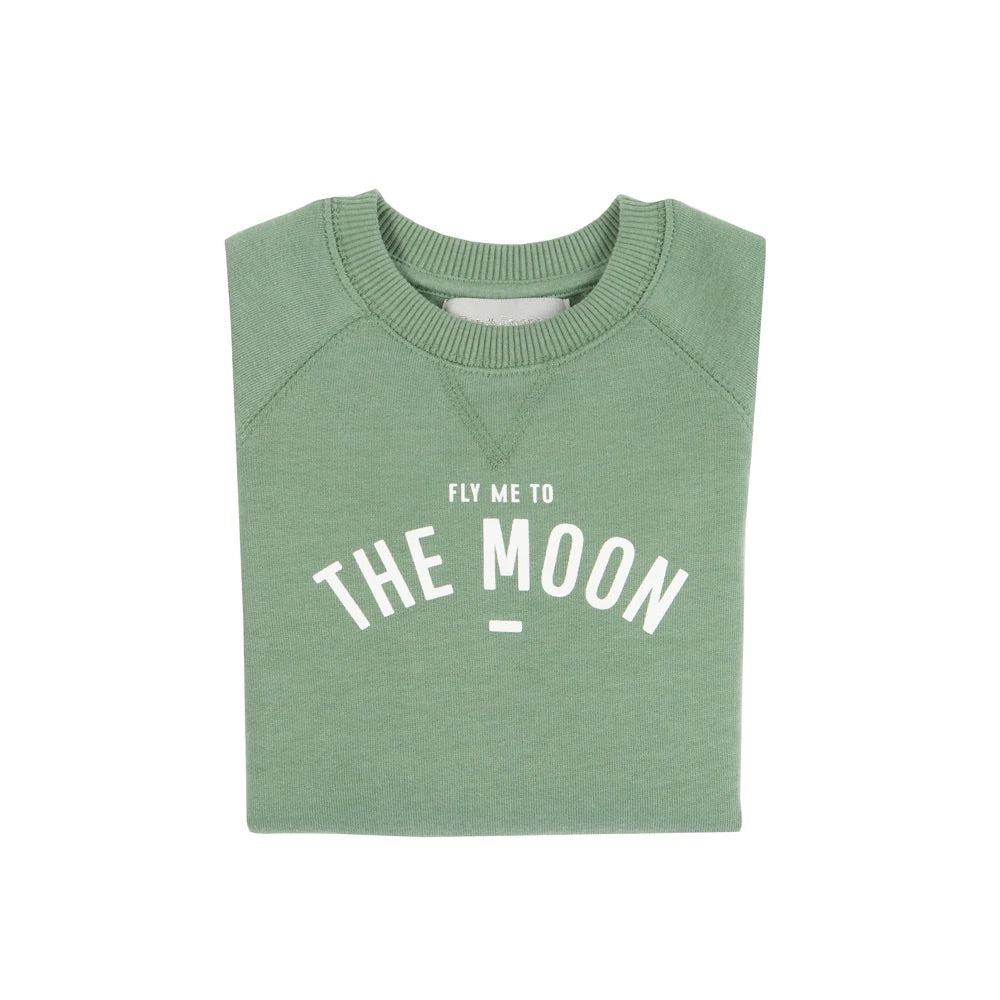 Fern 'FLY ME TO THE MOON' Sweatshirt - Size: 2 & 4 years