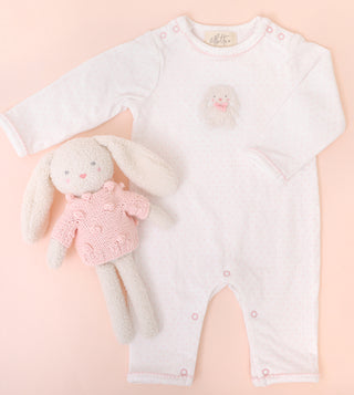 Albetta Appliqué Lullaby Bunny Babygrow