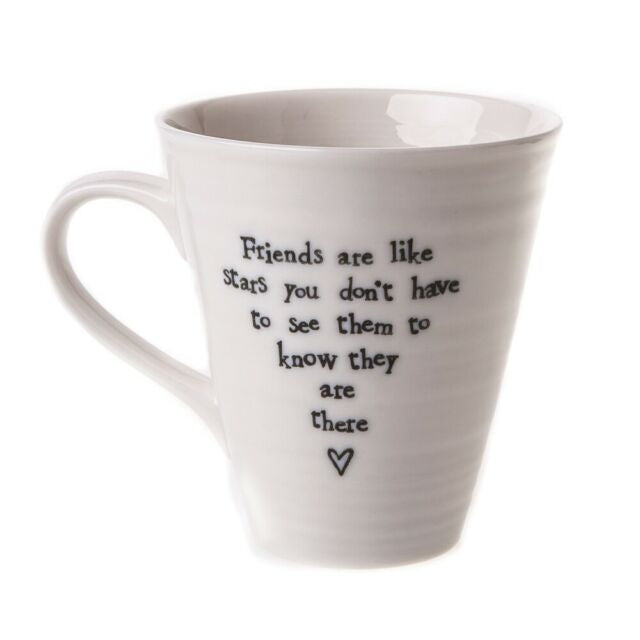 Porcelain mug-Friends are stars