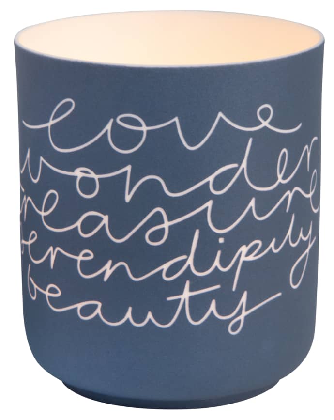 Poetry light  - Love Wonder tea light holder