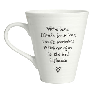 Porcelain mug-Bad influence