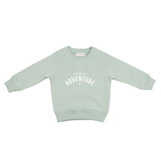 Bob & Blossom Sage  ‘ Let’s Have An Adventure’ Sweatshirt