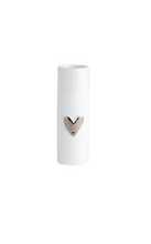 Load image into Gallery viewer, Mini Vases - Silver Heart Set of 2pcs
